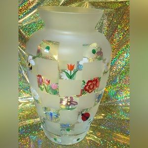 Lenox Nature's Splendor hand painted Vase